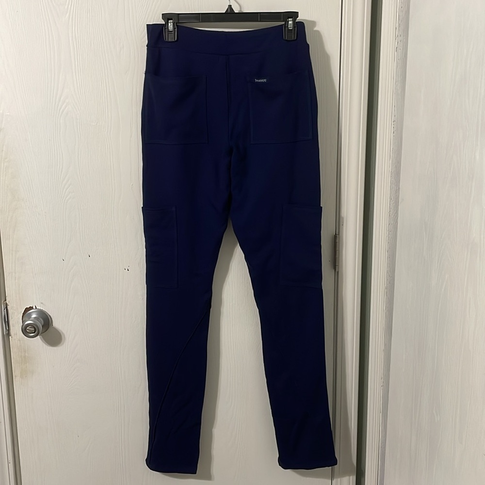 Jaanuu NWT Scrub Navy Legging Pants Size Small Tall - Picture 12 of 13